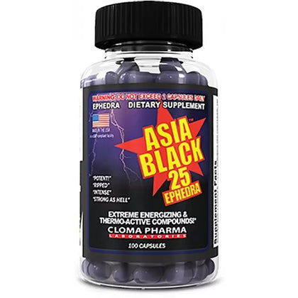 Cloma Pharma Asia Black 25 100 capsules