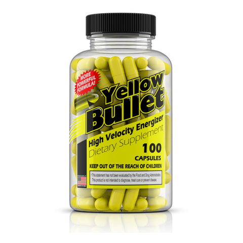 Hard Rock Yellow Bullet Fat Burner 100 Caps